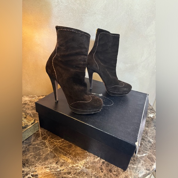 Prada - Scamosciato - Moro -Size 38 - Picture 2 of 2